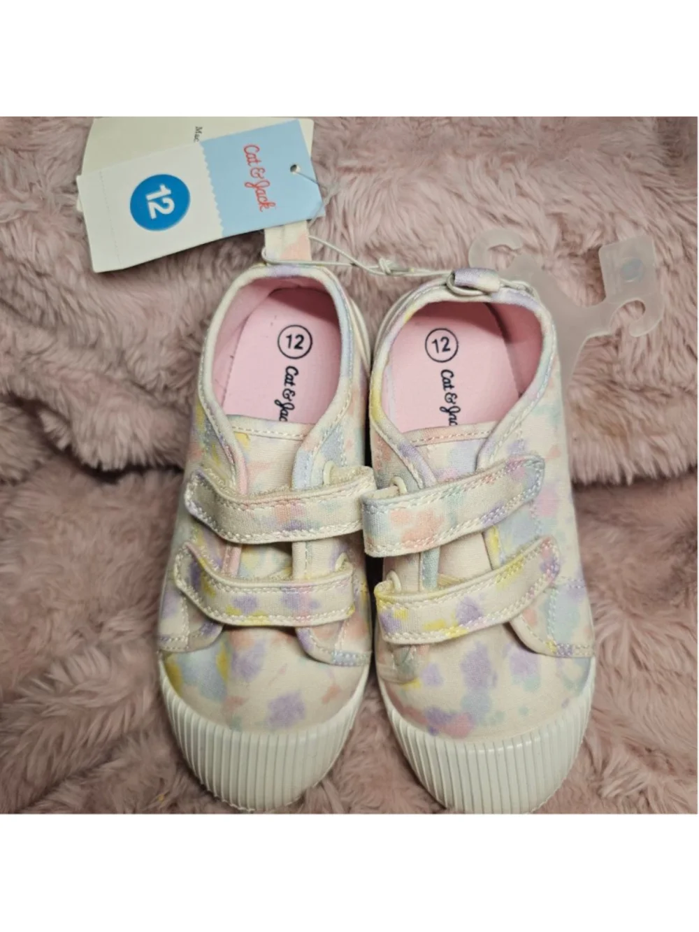 3 Pairs - New Cat & Jack velcro shoes